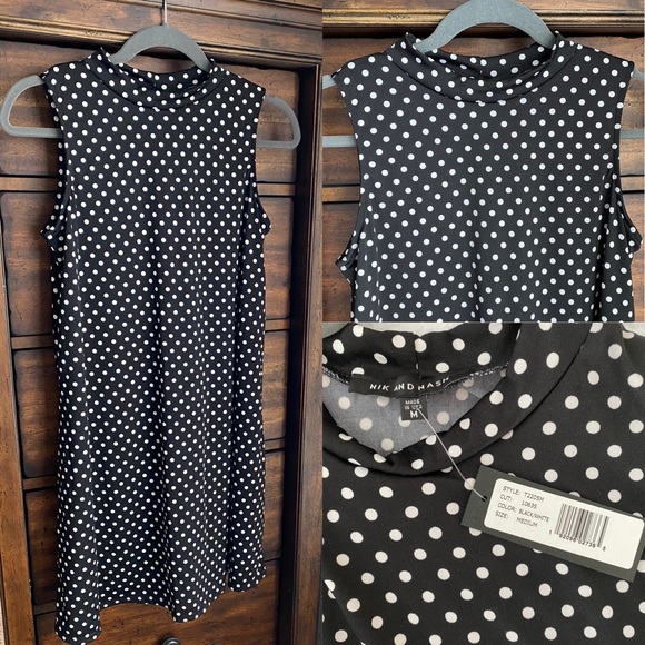 nik and nash black dress